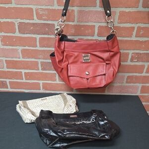 Miche Demi Red and Black And Cream Shells And Base